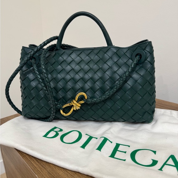 Bottega East West Andiamo Bag - Green (Lagoon) - Picture 12 of 13